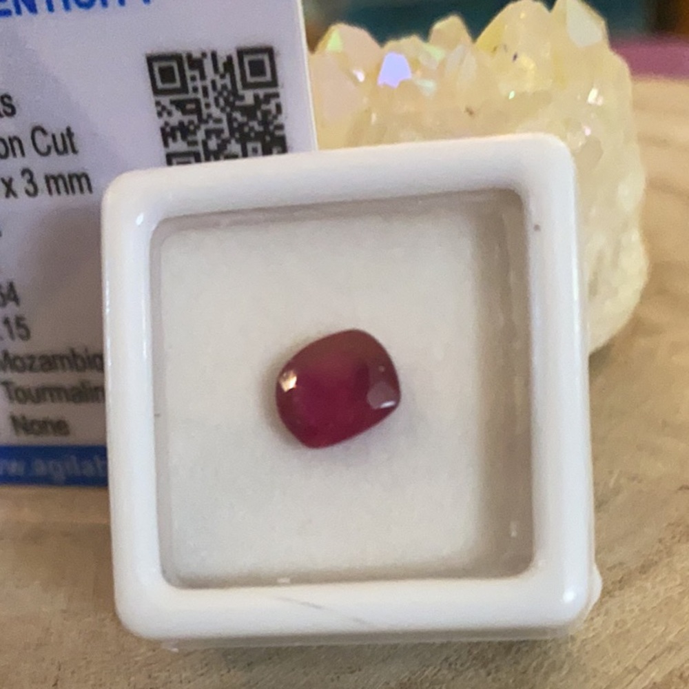 Authenticated 2.20 Ct Pink Rubellite Tourmaline.